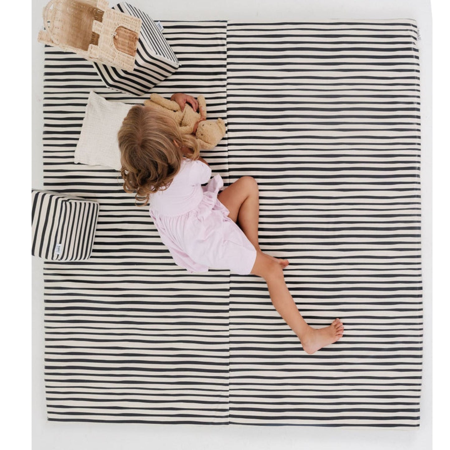 Toki Mats Bold Stripe Vegan Leather Mat