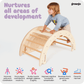 GrowGo Montessori 4-in-1 Climbing Arch And Rocker With Tabletop