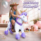 PonyCycle Purple Unicorn Ride-On