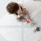 Toddlekind Premium Foam Playmat | Sandy Lines - Stone