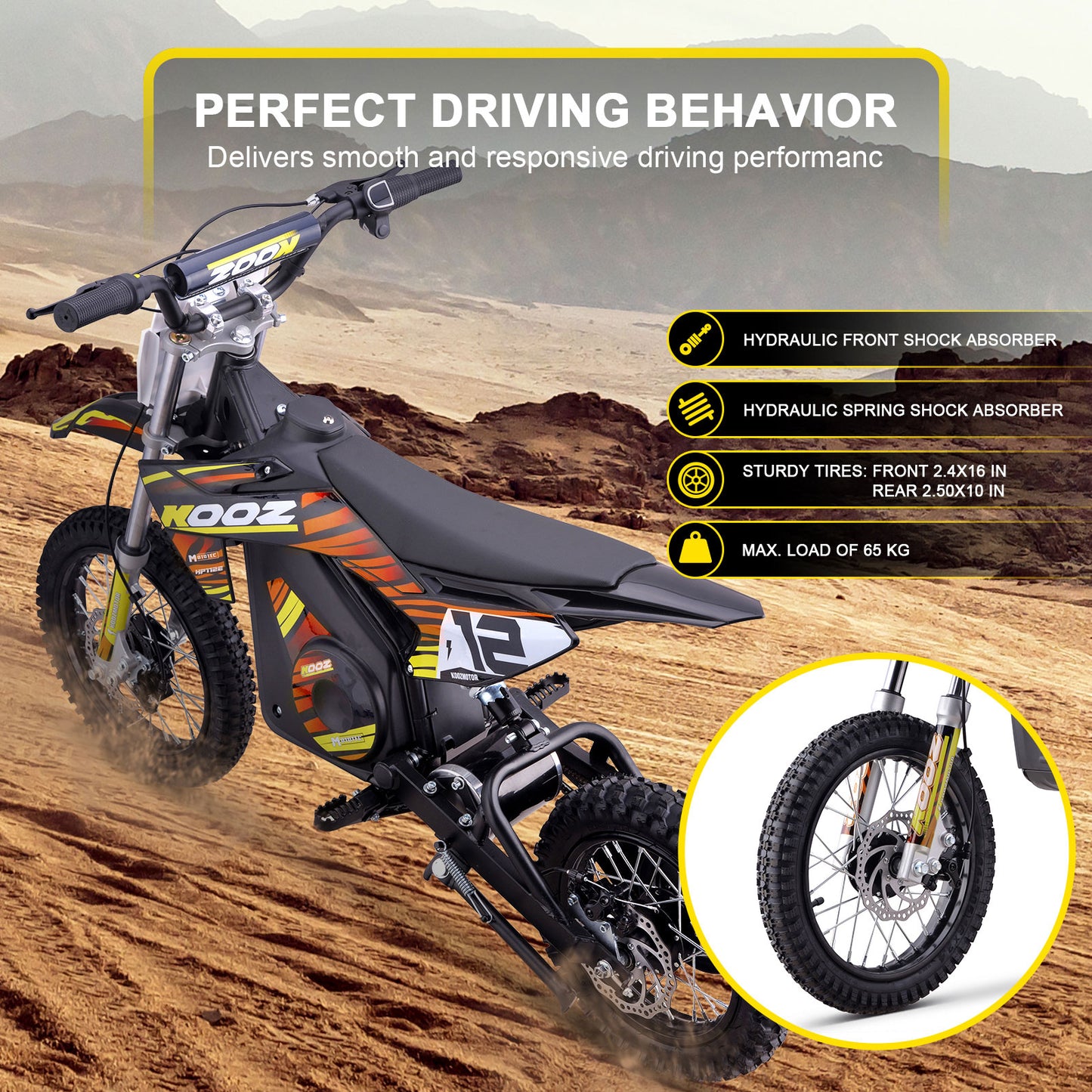 MotoTec Electric Dirt Bike HP112E