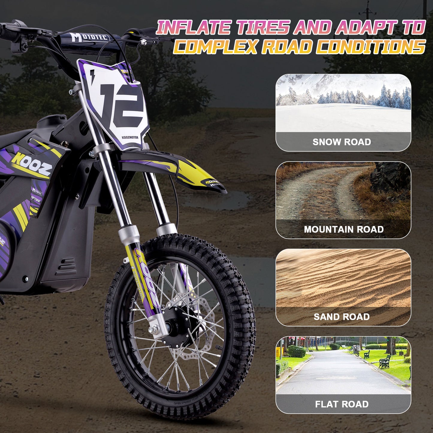 MotoTec Electric Dirt Bike HP112E