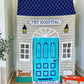 Role Play Kids Pet Hospital Doorway Storefront with Vet's Kit