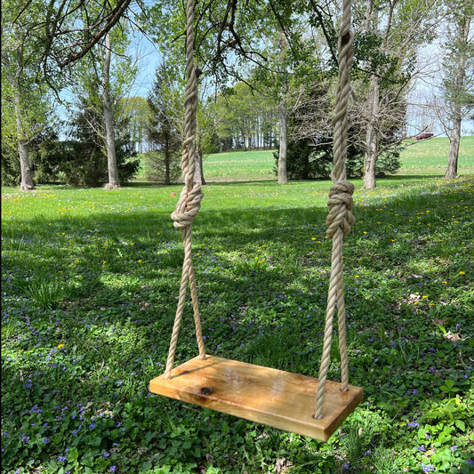 Sweet Swinging Hickory Bench Swing