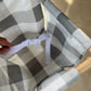 Sweet Swinging Outdoor Swing Gray Buffalo Check