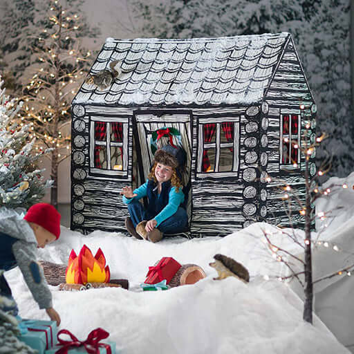 Role Play Kids Log Cabin