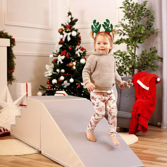 IGLU Soft Play Step and Slide Set Mega Fun Slider