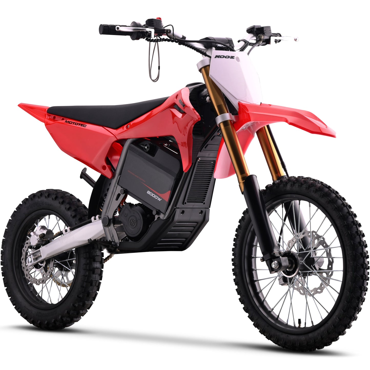 MotoTec 72v 8000w Pro Electric Dirt Bike 17/14