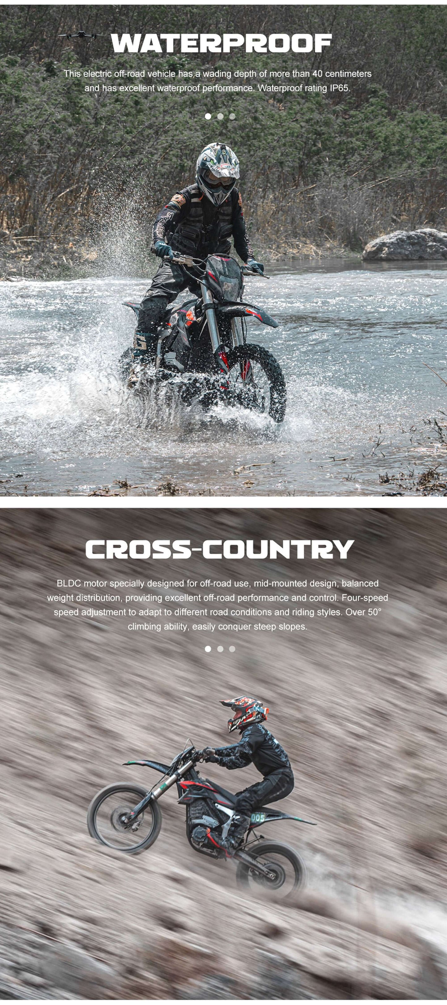 MotoTec Venom 72v 12000w Dirt Bike