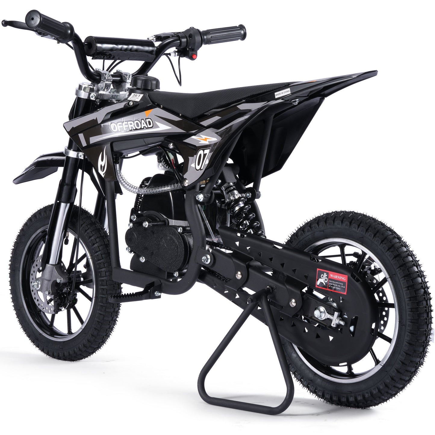 MotoTec Pioneer 2-Stroke Gas Dirt Bike