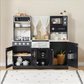 Tiny Land Black Style Play Kitchen