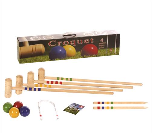 Lucio Londero 4-Player Croquet Set