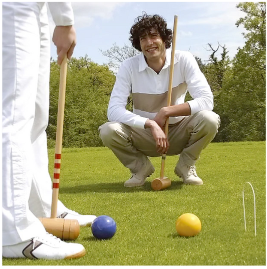 Lucio Londero 4-Player Croquet Set