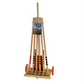 Lucio Londero 6-Player Croquet Set with Wooden Trolley