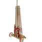 Lucio Londero 6-Player Croquet Set with Wooden Trolley