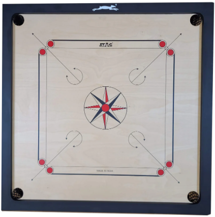 STAG Hobby Carrom Board - Natural