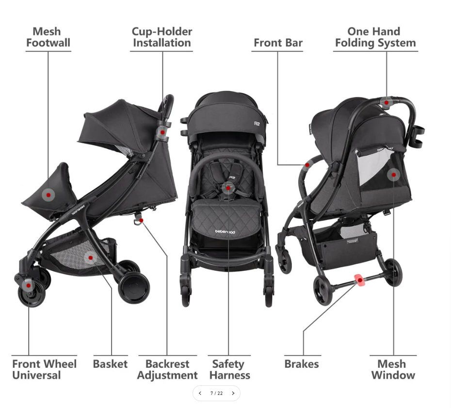 Beberoad R2 Baby Stroller