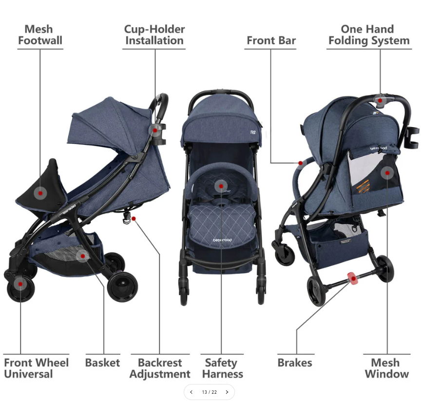 Beberoad R2 Baby Stroller