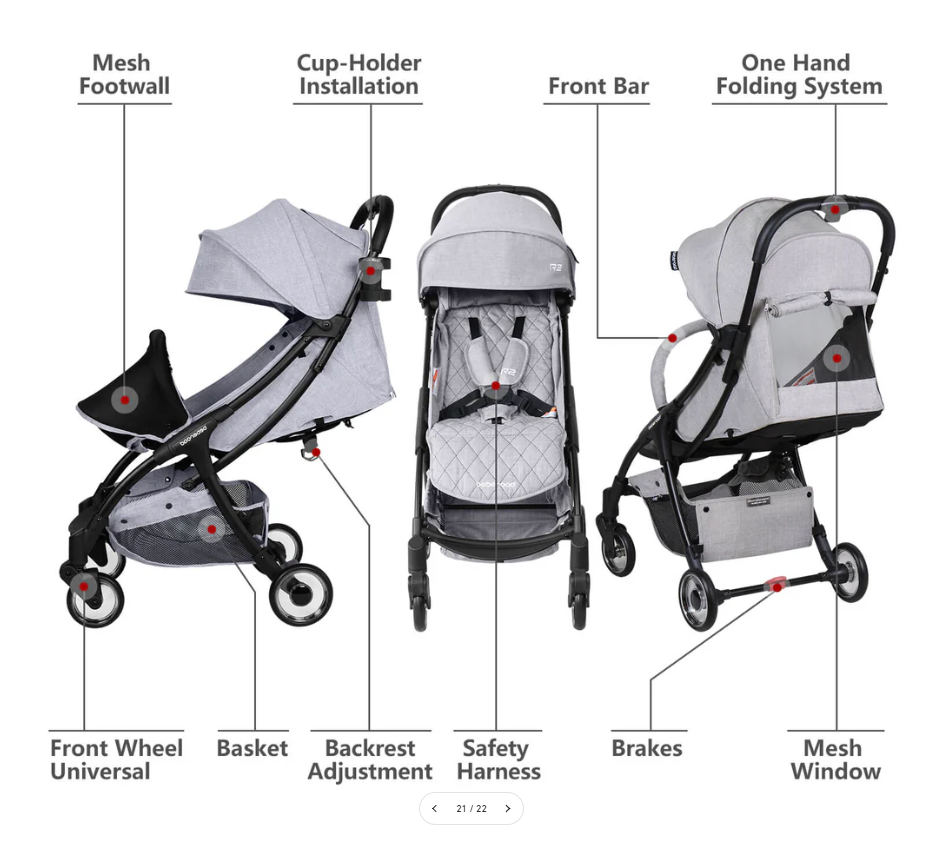 Beberoad R2 Baby Stroller