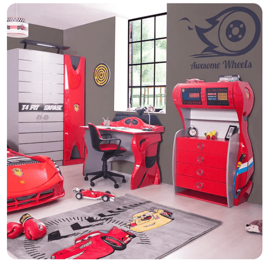 USCarbed Gas Pump Kids Bedroom Dresser