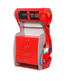 USCarbed Gas Pump Kids Bedroom Dresser