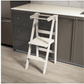 Mommy's Little Helper Adjustable White Learning Tower