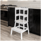 Mommy's Little Helper White Enamel Classic Learning Tower