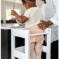Mommy's Little Helper White Enamel Classic Learning Tower