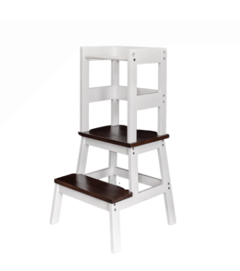 Mommy's Little Helper Classic Learning Tower Walnut White