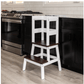 Mommy's Little Helper Classic Learning Tower Walnut White