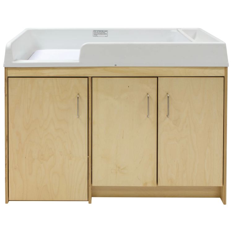 Tot Mate Birch Baby Changing Table With Stairs
