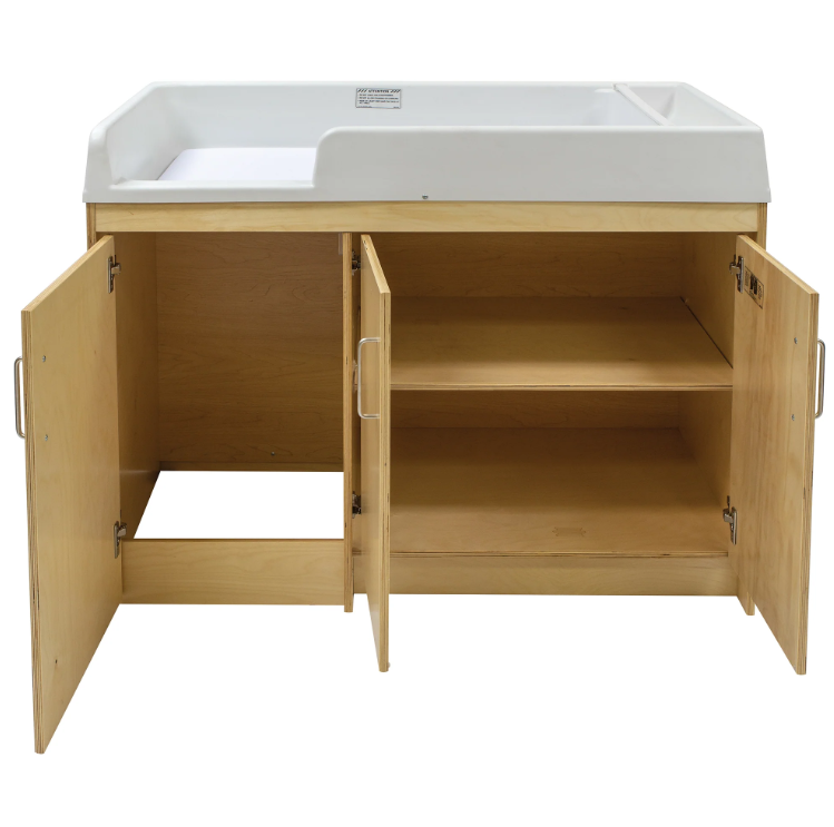 Tot Mate Birch Baby Changing Table With Stairs
