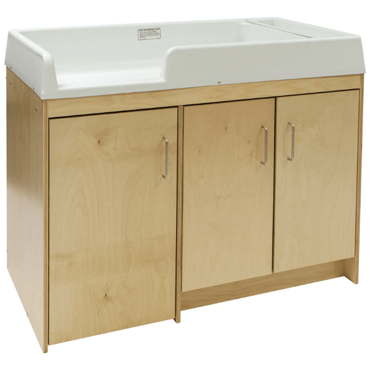 Tot Mate Birch Toddler Changing Table With Stairs