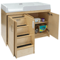 Tot Mate Birch Toddler Changing Table With Stairs