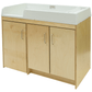 Tot Mate Birch Toddler Changing Table With Stairs