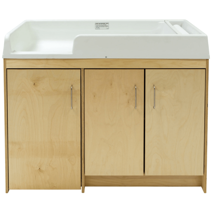 Tot Mate Birch Toddler Changing Table With Stairs