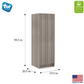 Tot Mate Single-Door Tall Storage Cabinet