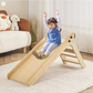 Kinderhuis Isla 2-in-1 Wooden Slide with Art Easel