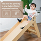 Kinderhuis Isla 2-in-1 Wooden Slide with Art Easel