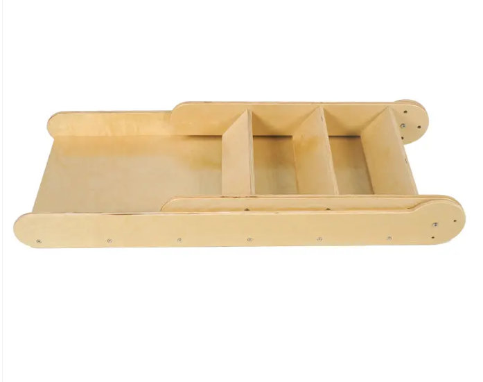 Kinderhuis Isla 2-in-1 Wooden Slide with Art Easel