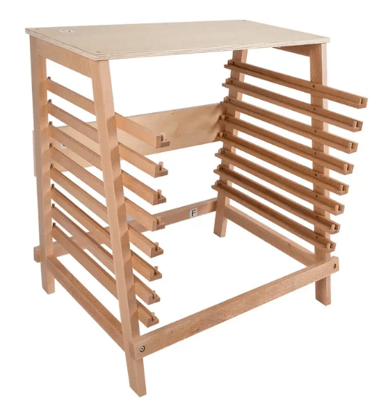 Kinderhuis Geography Map Cabinet with 8 Puzzle Maps