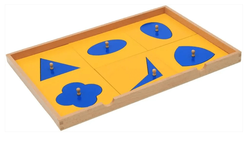 Kinderhuis Geometric Cabinet with 35 Inserts