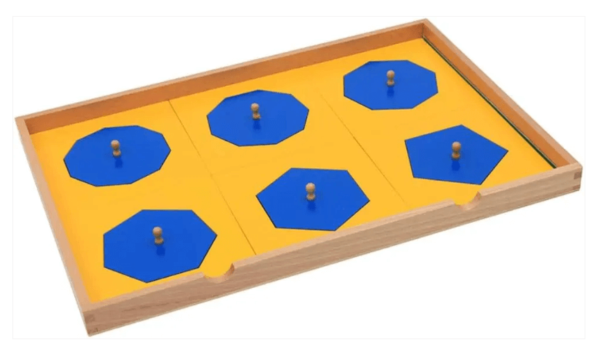 Kinderhuis Geometric Cabinet with 35 Inserts