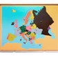 Kinderhuis Geography Premium Wooden Map Cabinet with Tray