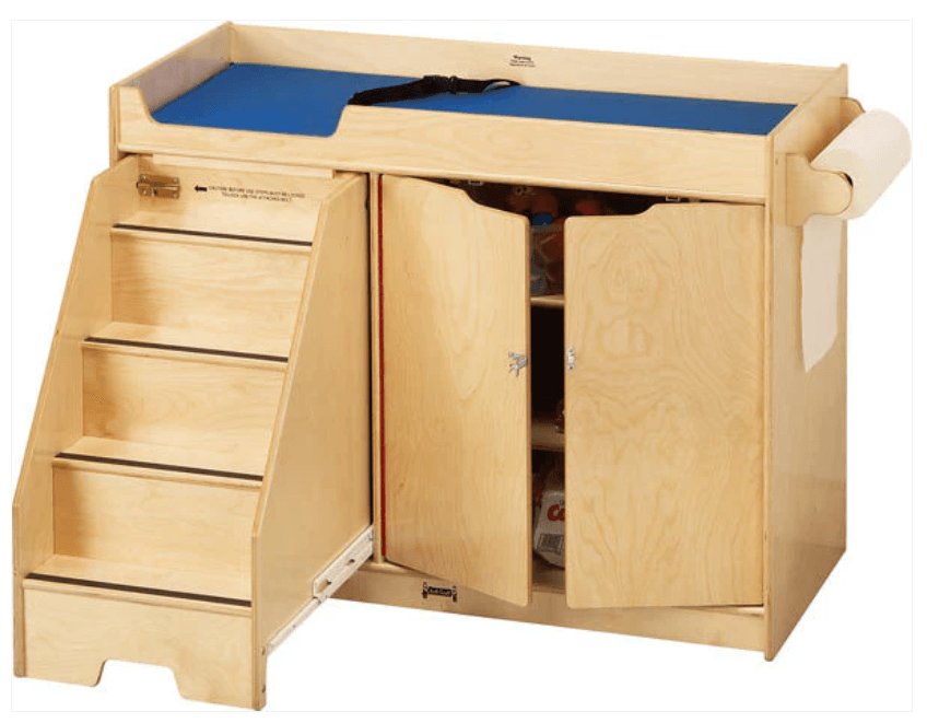Kinderhuis Change Table with Left Side Stairs