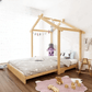 Kinderhuis Luna Montessori Floor Bed with Extension