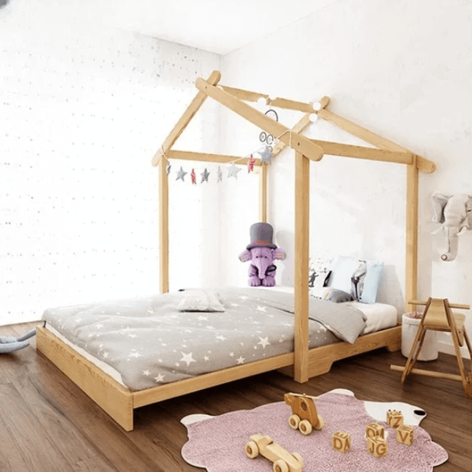 Kinderhuis Luna Montessori Floor Bed with Extension