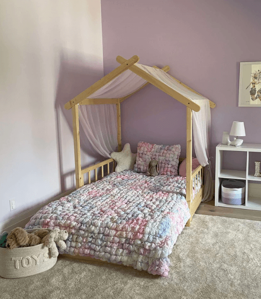 Kinderhuis Luna Montessori Floor Bed with Extension