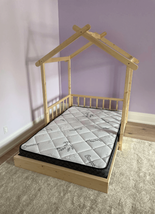 Kinderhuis Luna Montessori Floor Bed with Extension