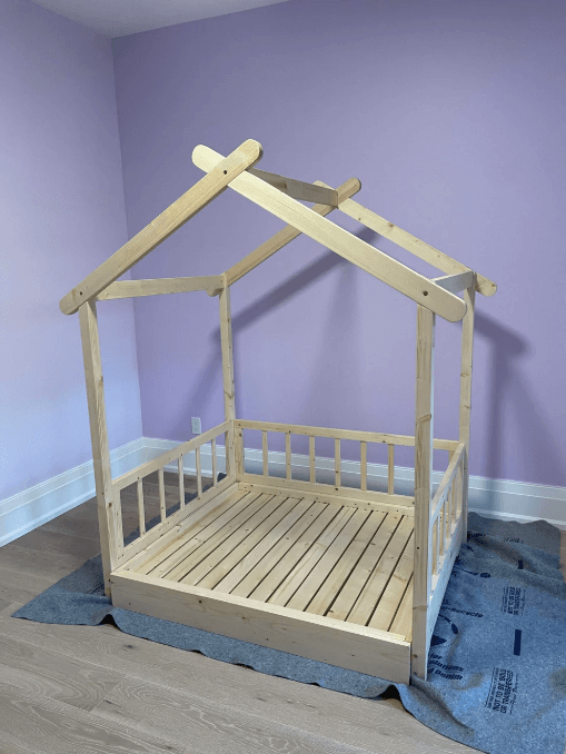 Kinderhuis Luna Montessori Floor Bed with Extension